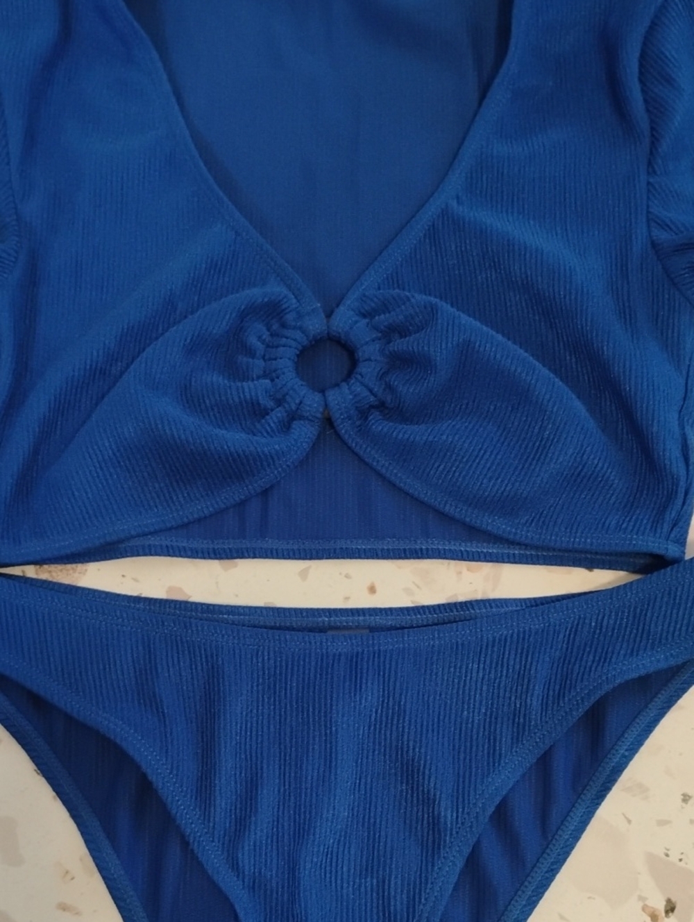 Women’s Ribbed Two-Piece Swim Set - Picture 2 of 5